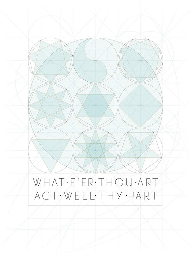 Act Well Thy Part poster by John Dilworth
